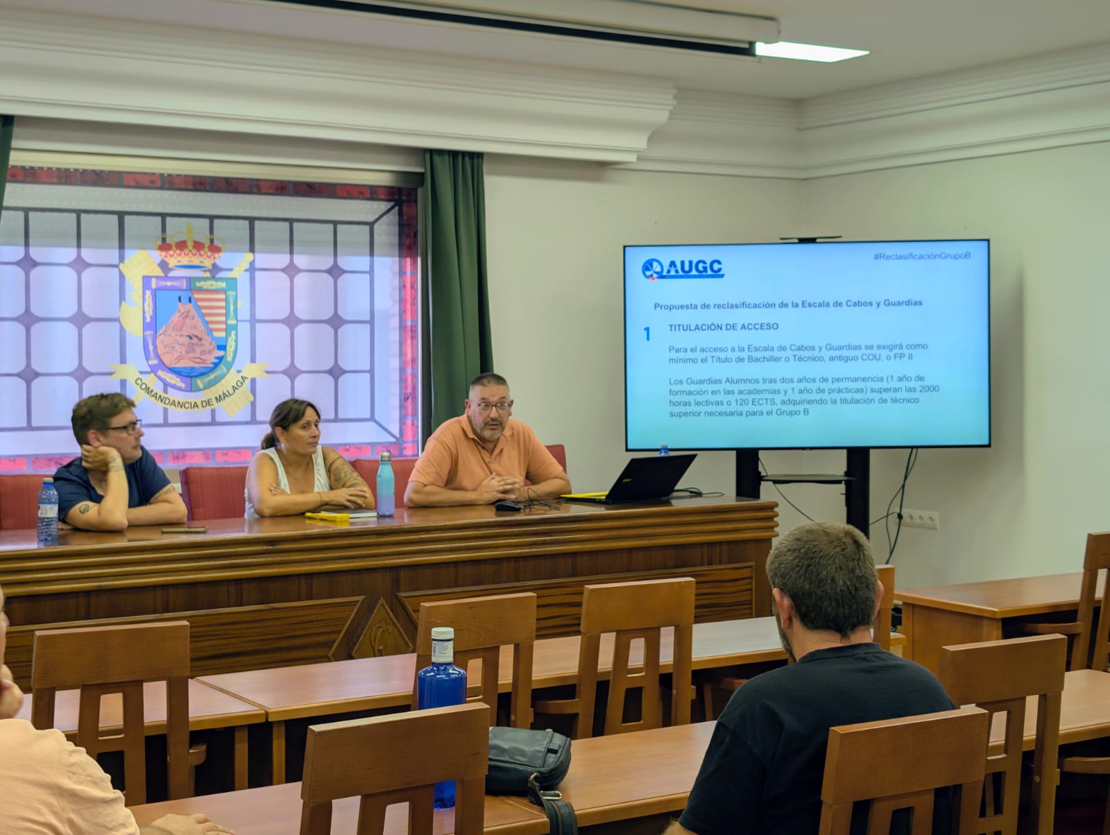 AUGC celebra en Málaga una asamblea informativa de cara a las elecciones al Consejo de la Guardia Civil