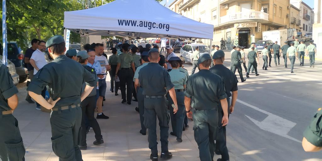 Gran aceptación en la Campaña de preafiliación entre guardias alumnos