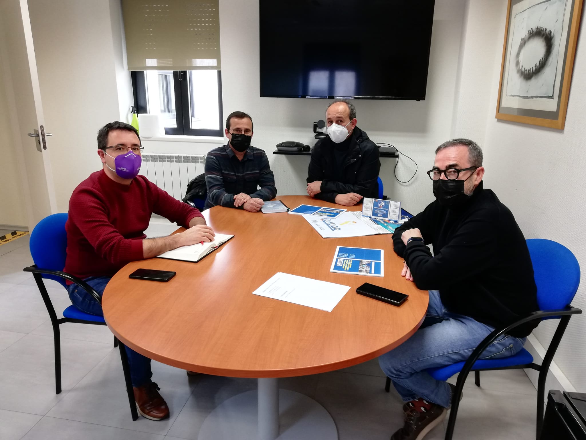 Representantes de las Federaciones de AUGC y CCOO en Castilla La Mancha mantienen una reunión de colaboración, dentro del marco de buenas relaciones