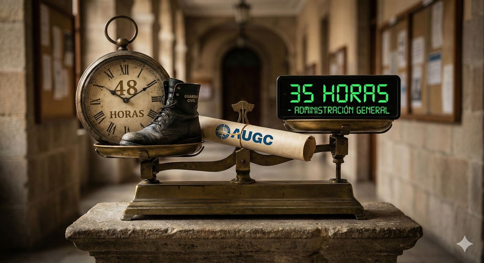 AUGC exige a la Dirección General de la Guardia Civil la aplicación inmediata de la jornada laboral de 35 horas semanales