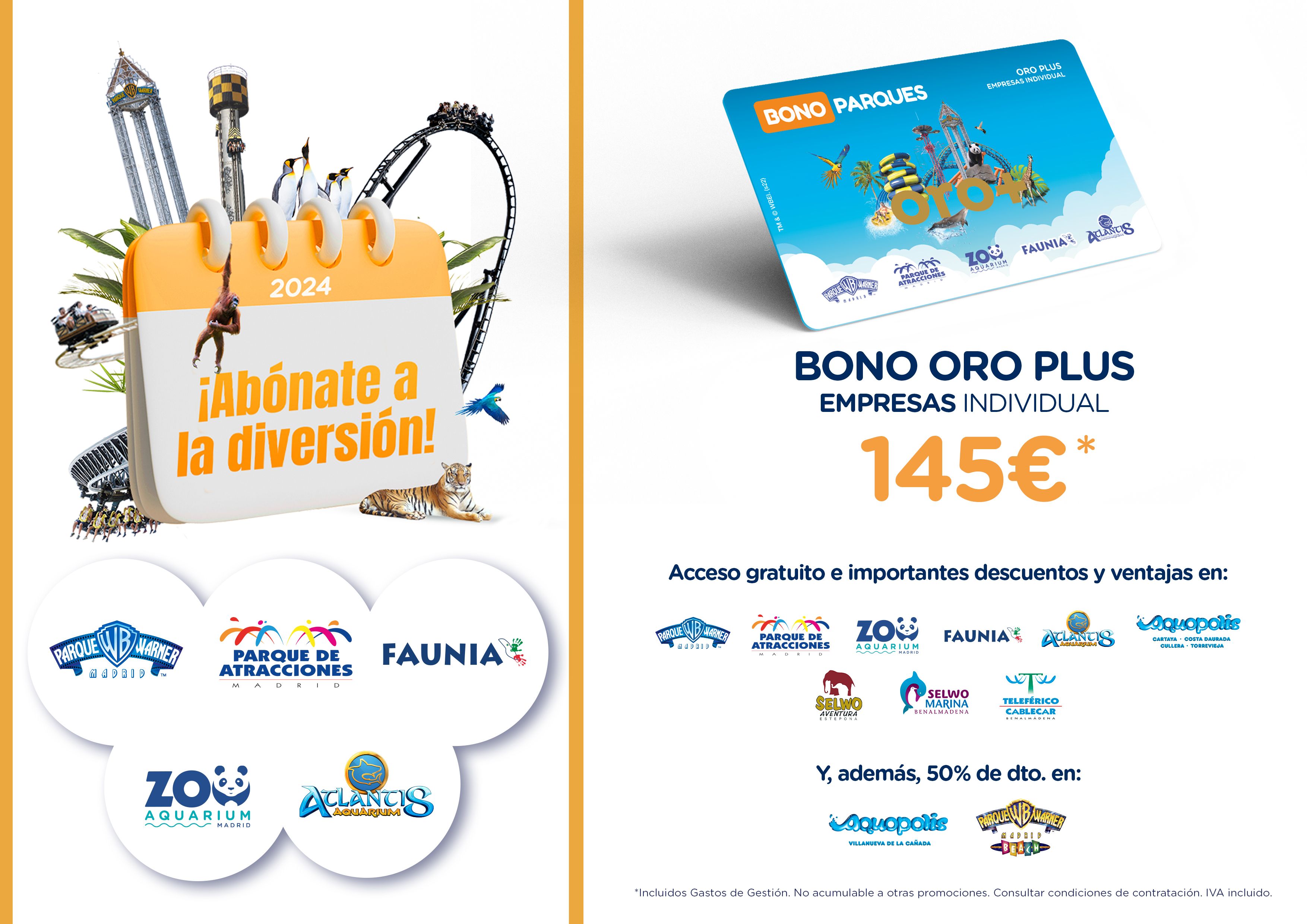 Disfruta de todas las ventajas y descuentos que te ofrece Bonoparques este 2024