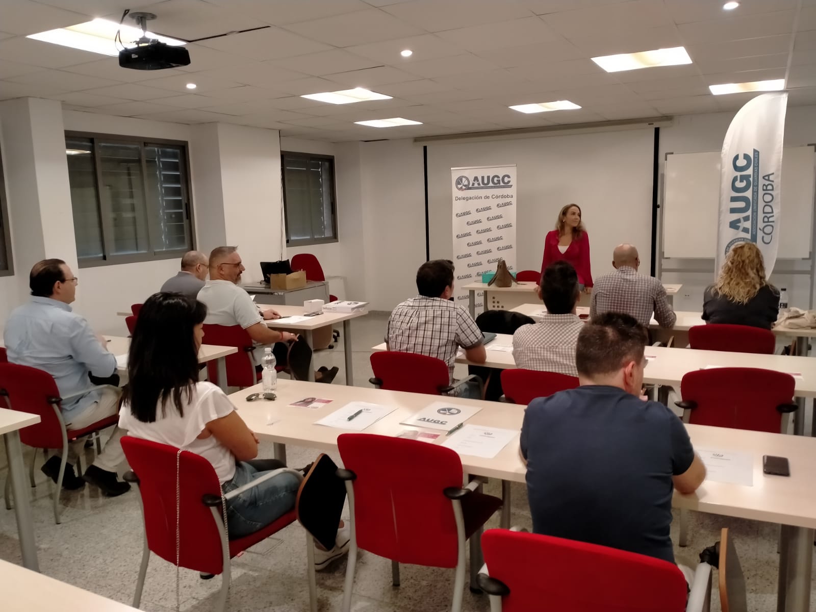 Los afiliados de AUGC Córdoba participan en una jornada formativa sobre el acoso laboral