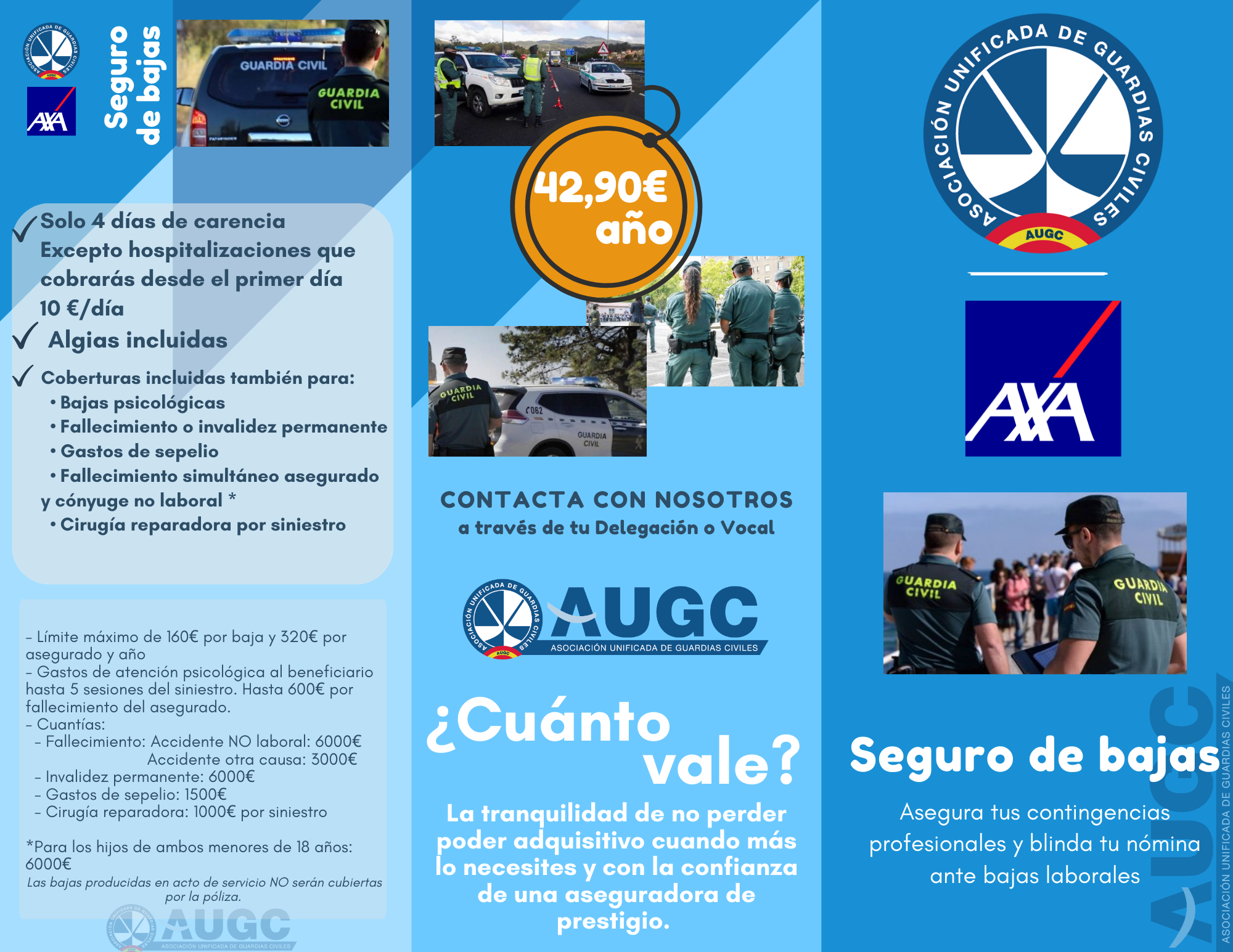 AUGC ofrece a sus afiliados y afiliadas las mejores coberturas