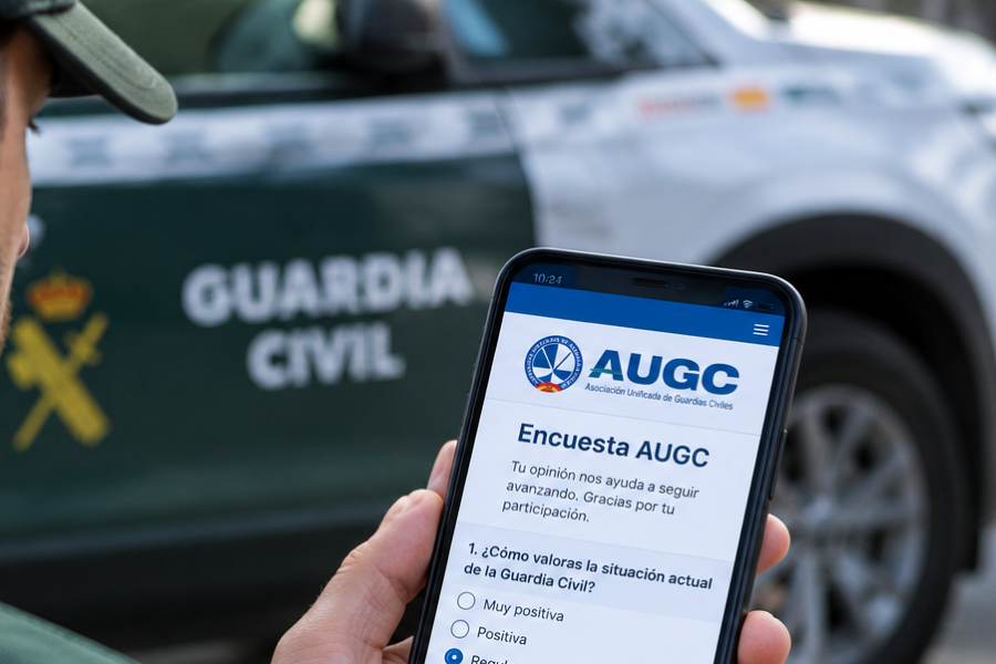 Cuatro de cada diez guardias civiles no están satisfechos con su destino, según la encuesta de AUGC
