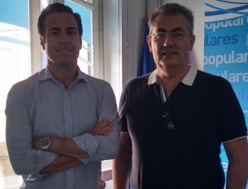 Encuentro de AUGC Navarra con un diputado del Parlamento Europeo