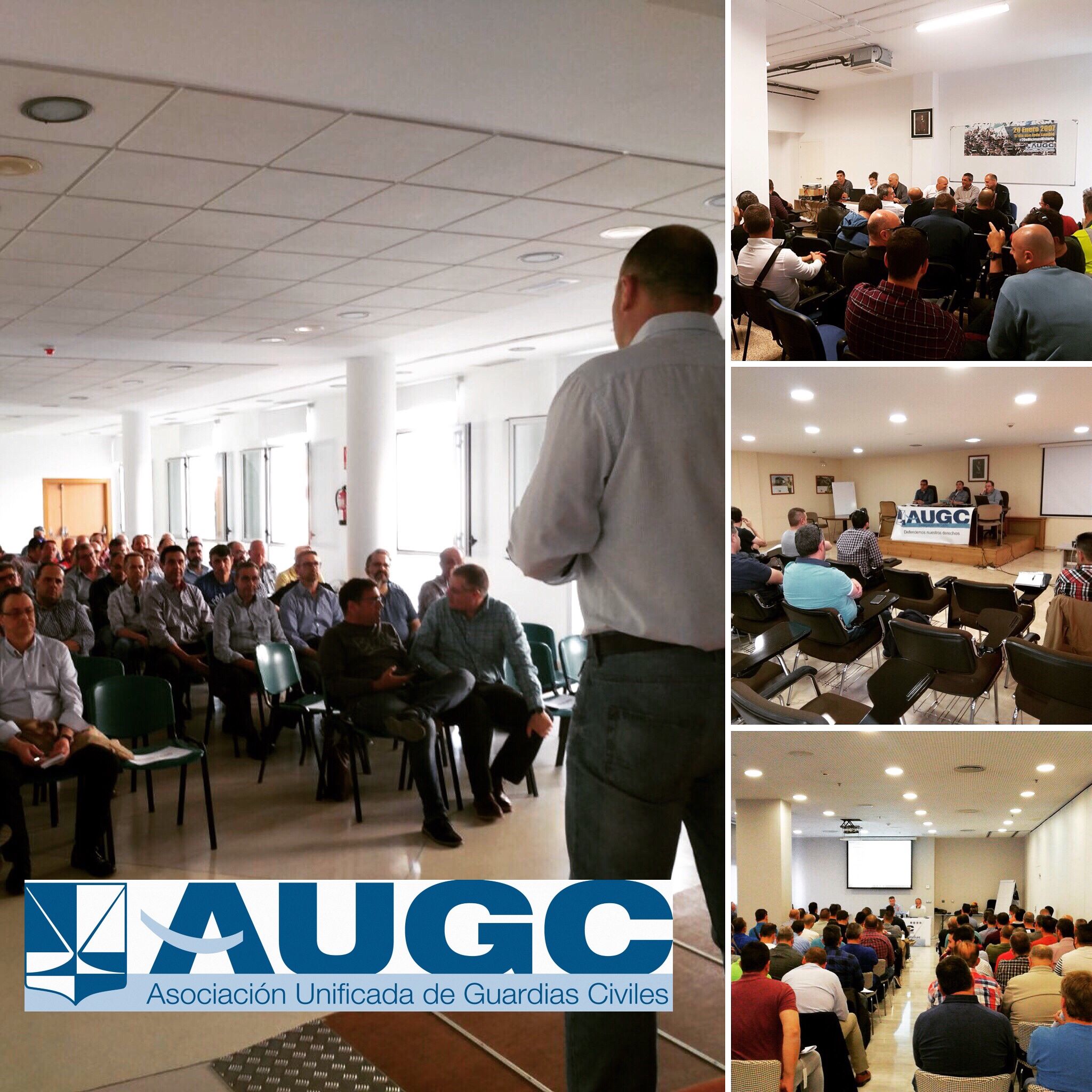 Los afiliados de AUGC muestran su apoyo al acuerdo de equiparación en las numerosas asambleas de las delegaciones que se celebran estos días