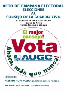 ACTO ELECTORAL FIN DE CAMPAÑA EN SEGOVIA