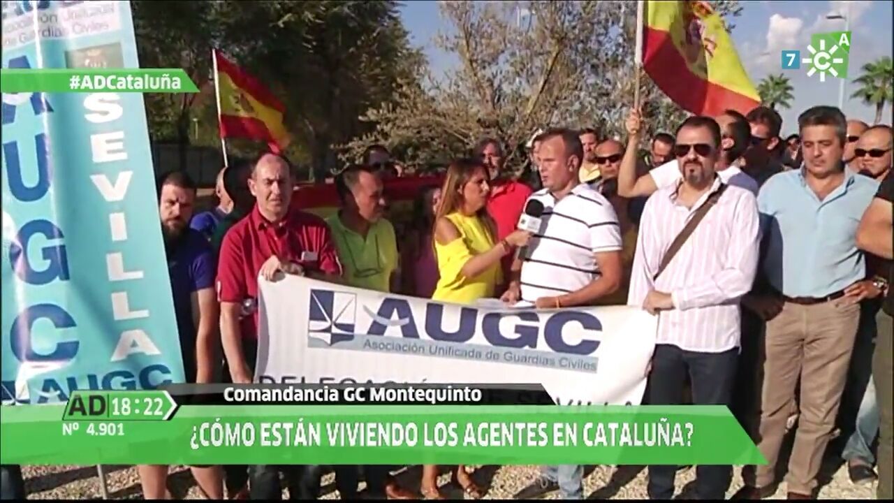 CELEBRADA AGO EN SEVILLA CON CONCENTRACION PREVIA DE APOYO Y SOLIDARIDAD A COMPAÑEROS DESPLAZADOS A CATALUÑA, CON AMPLIO ECO EN MEDIOS.