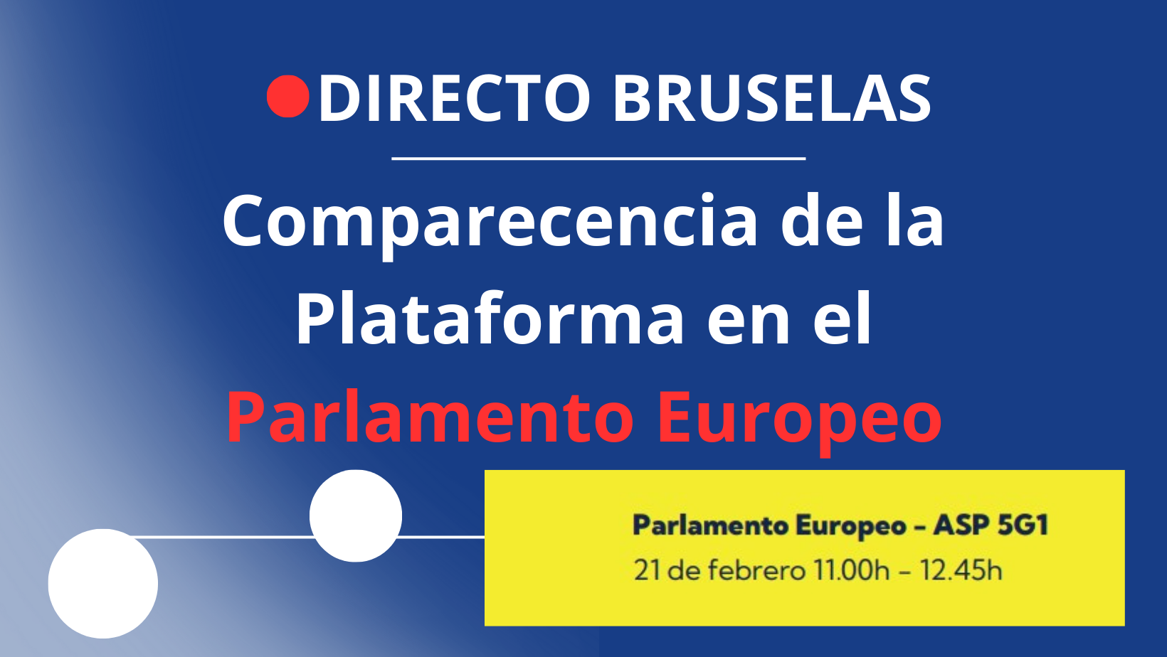 La Plataforma de guardias civiles y policías asiste al evento "Fuerzas y cuerpos de seguridad en el siglo XXI” celebrado en el Parlamento Europeo