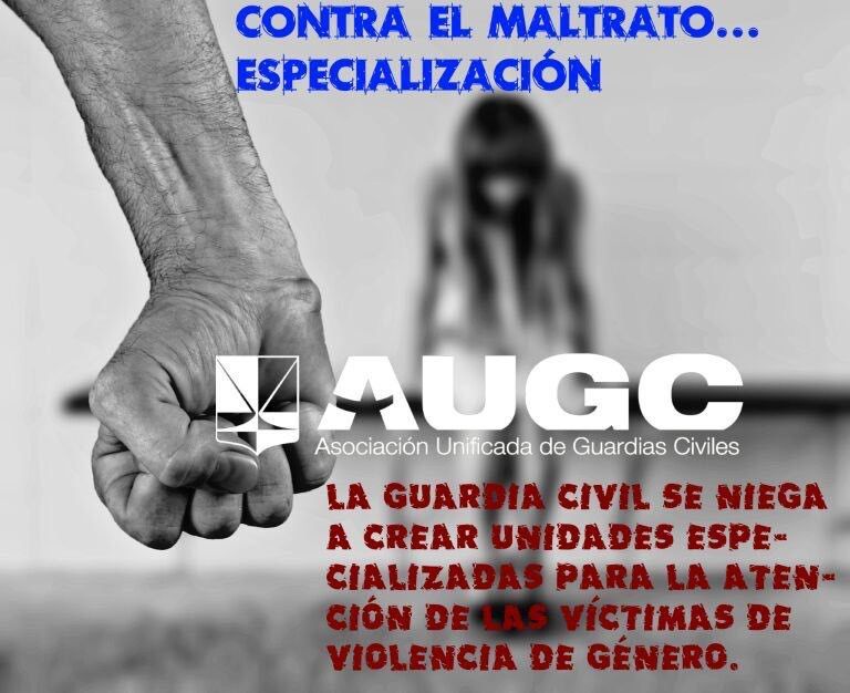 AUGC reclama a Interior que en la revisión del protocolo para evaluar el riesgo de asesinato de víctimas de violencia machista incluya la especialización real de las unidades Viogen de la Guardia Civil