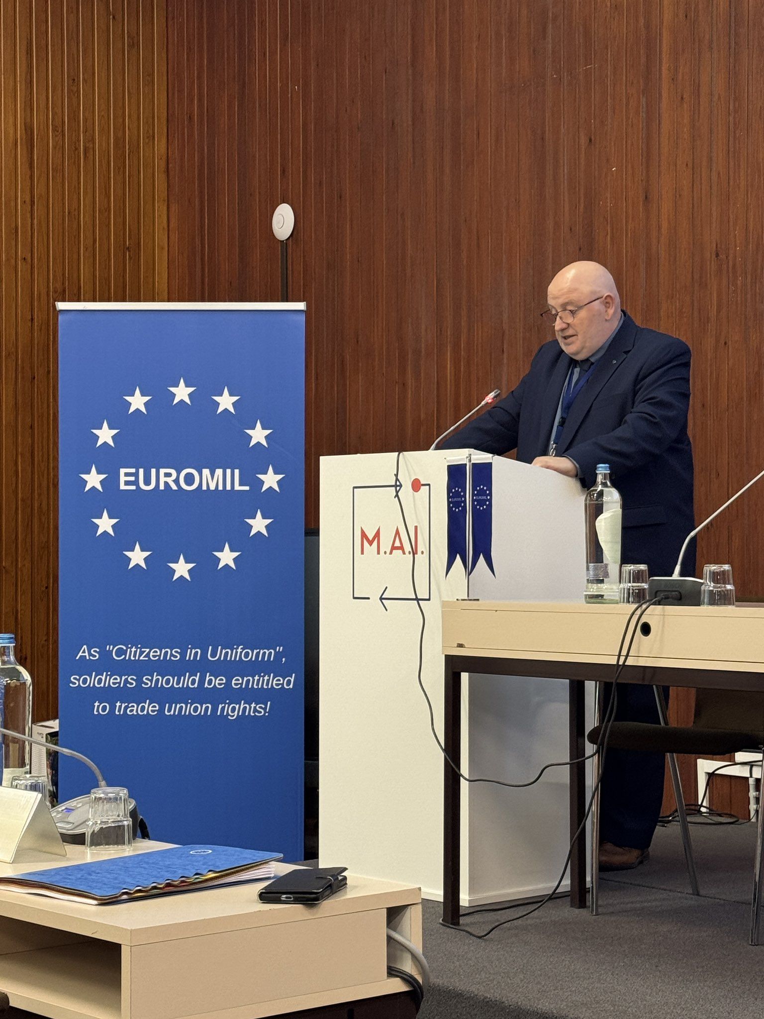 AUGC asiste como miembro a la 131 Asamblea General de  EUROMIL en Bruselas