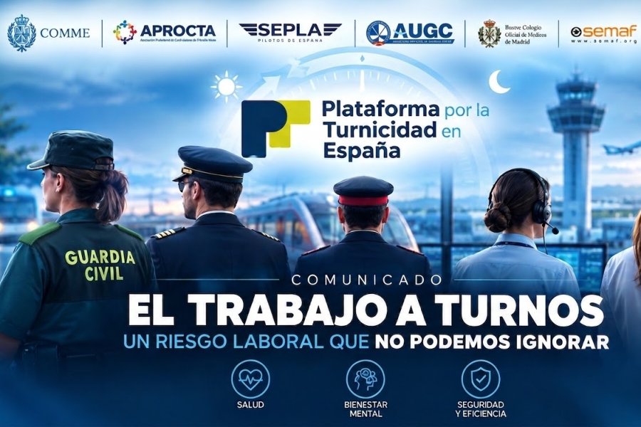 AUGC reclama que la Guardia Civil reconozca el trabajo a turnos y la edad como factores de riesgo laboral