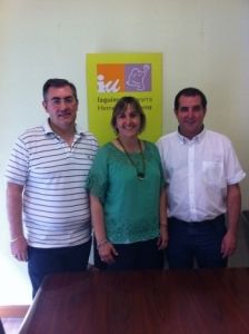 DOCUMENTO RESUMEN DE LA REUNION CELEBRADA POR MIEMBROS DE AUGC PAIS VASCO-NAVARRA CON LOS REPRESENTANTES DEL PARTIDO POLITICO IZQUIERDA UNIDA DE NAVARRA, EN PAMPLONA (NAVARRA) EL DIA 29 DE MAYO DE 2012.-