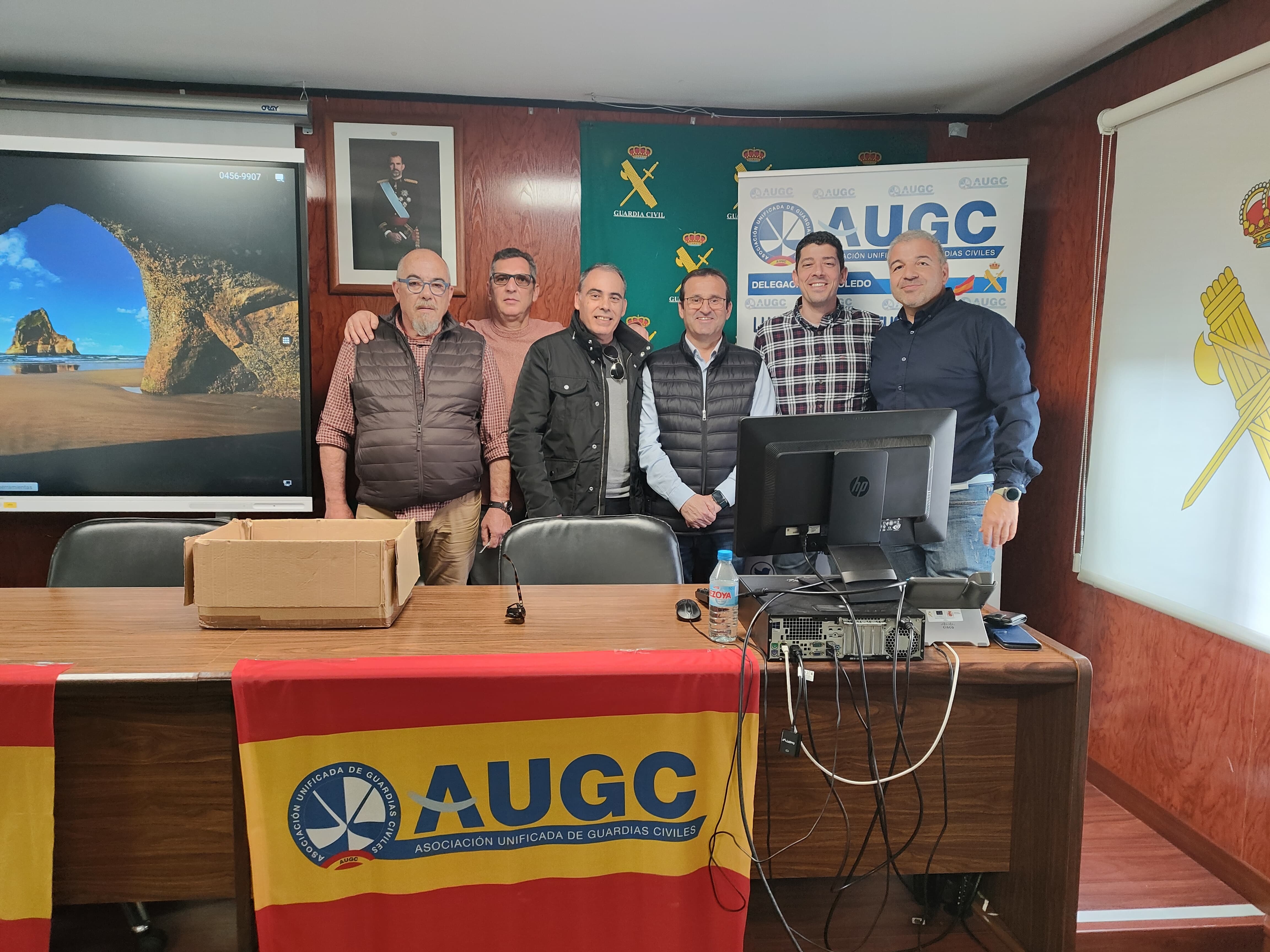 La Delegación de AUGC Toledo celebra su Asamblea General Ordinaria y Electoral con sus afiliados y afiliadas en la Comandancia de Toledo