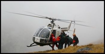 Los helicópteros de la Guardia Civil no están preparados para realizar rescates