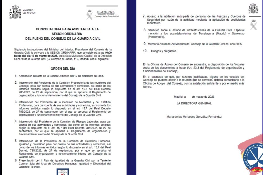 Las asociaciones profesionales en unidad de acción han forzado la inclusión del punto 7 del orden del día en el Pleno del Consejo (un hito clave que marca el inicio de una batalla decisiva por nuestra dignidad laboral y profesional)