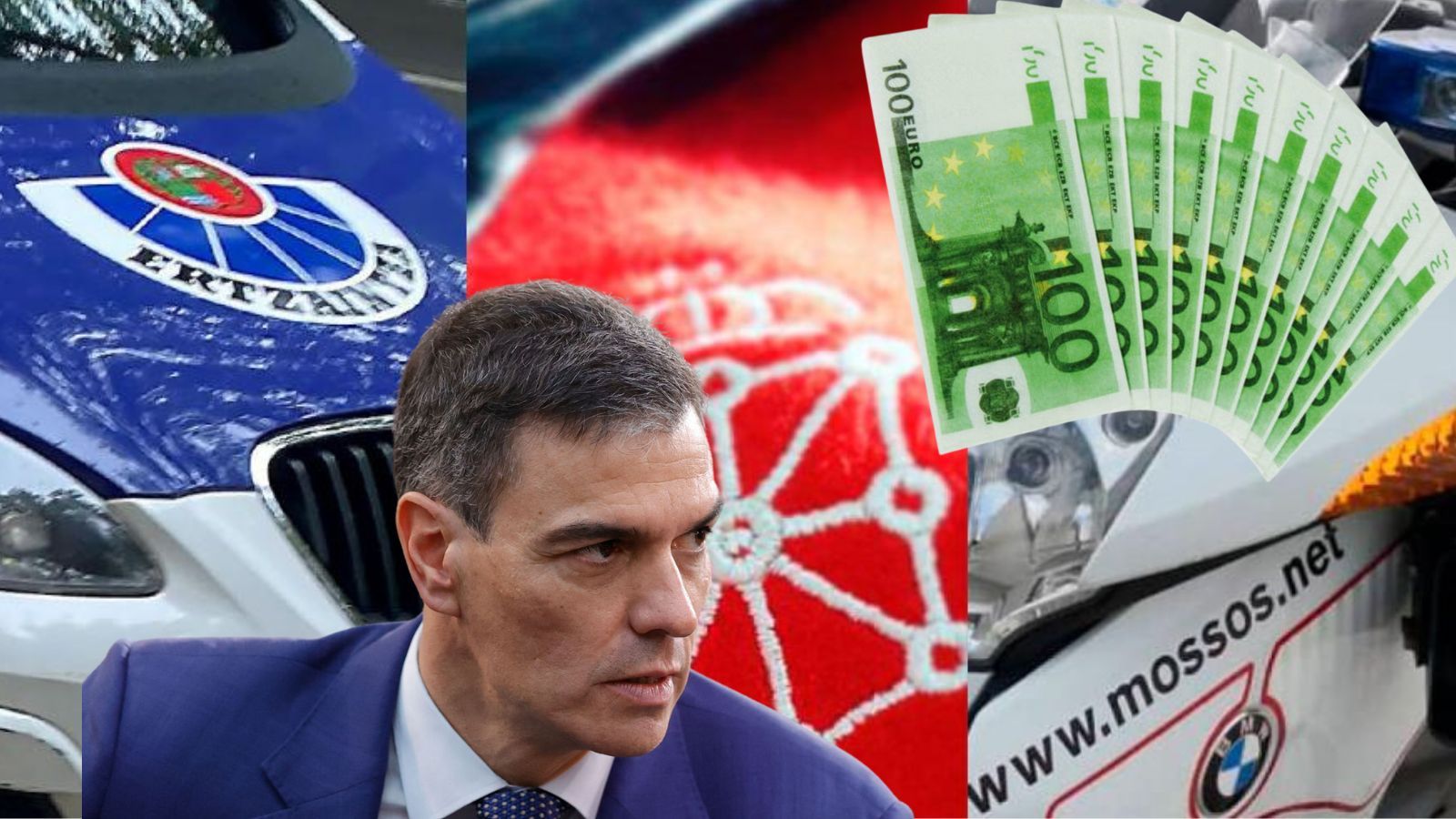 Sánchez destina 80 millones a Cataluña, País Vasco y Navarra para pagar la pensión a sus policías autonómicos