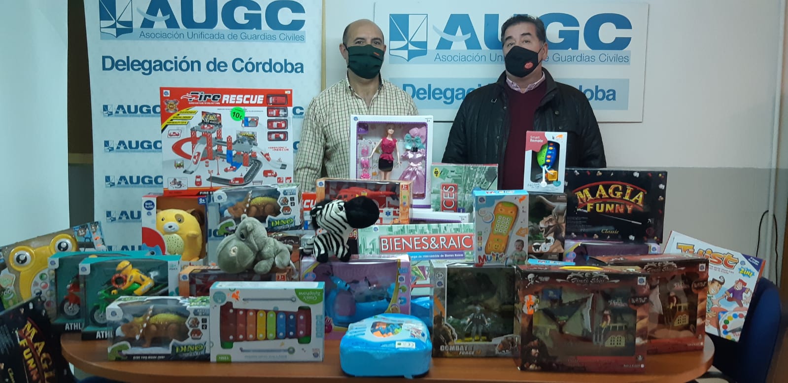 AUGC entrega juguetes solidarios para los niños y niñas de Córdoba