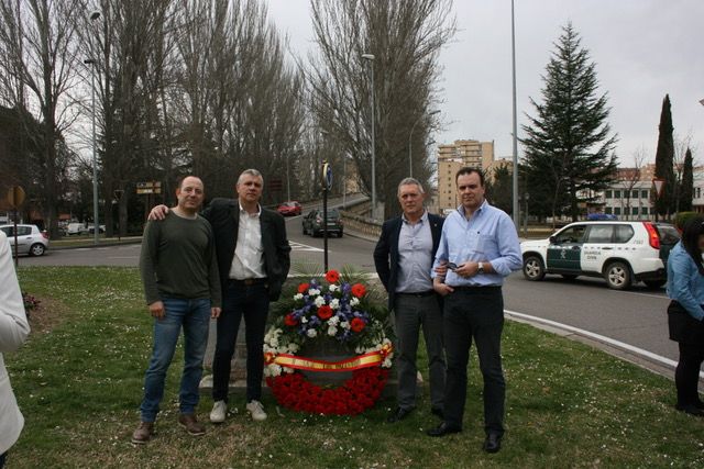 AUGC Palencia, en el acto de apoyo a las víctimas del terrorismo celebrado el 11M