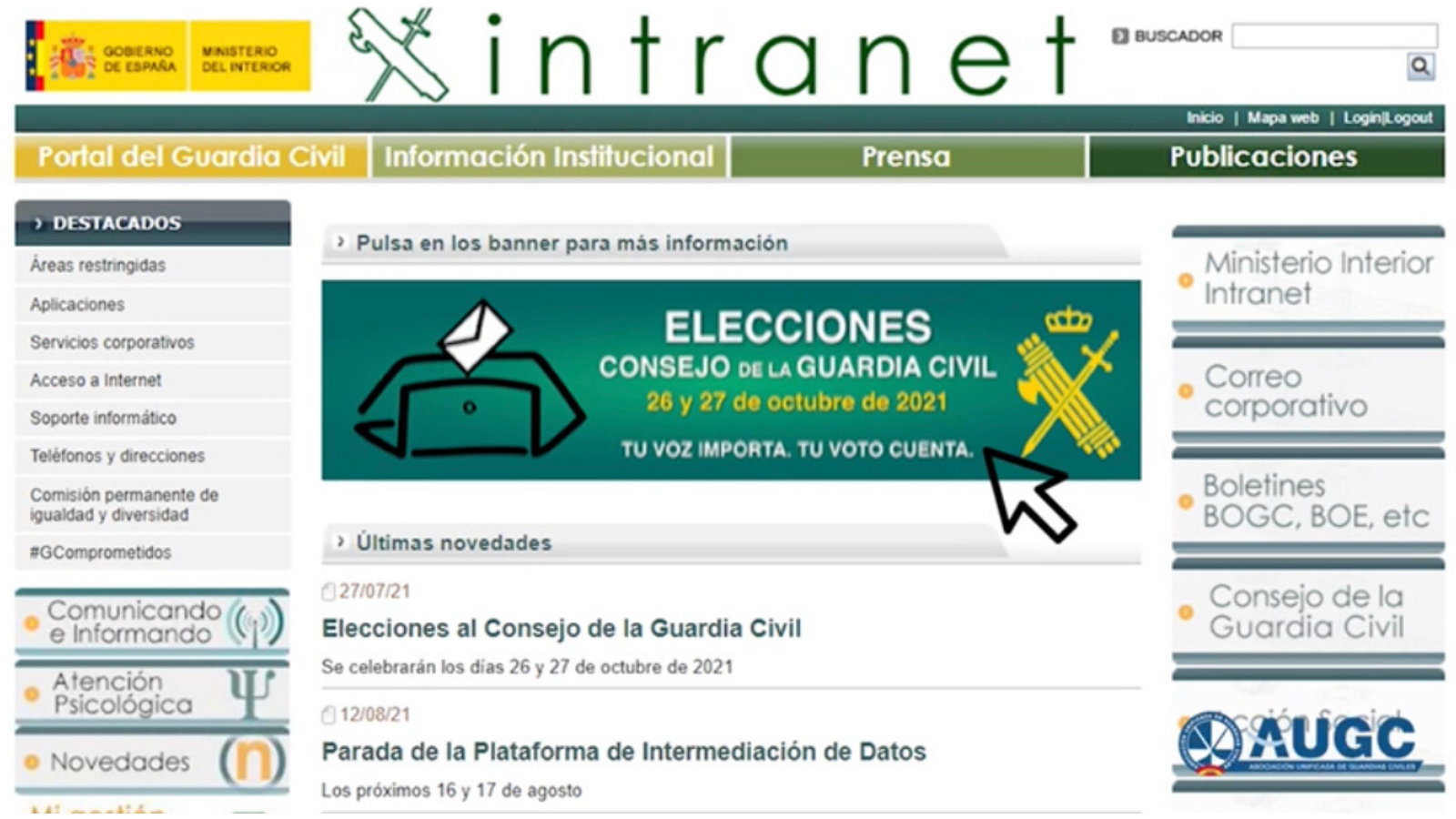 Consulta el vídeo que ha elaborado AUGC para ayudarte a ejercer el voto por correo