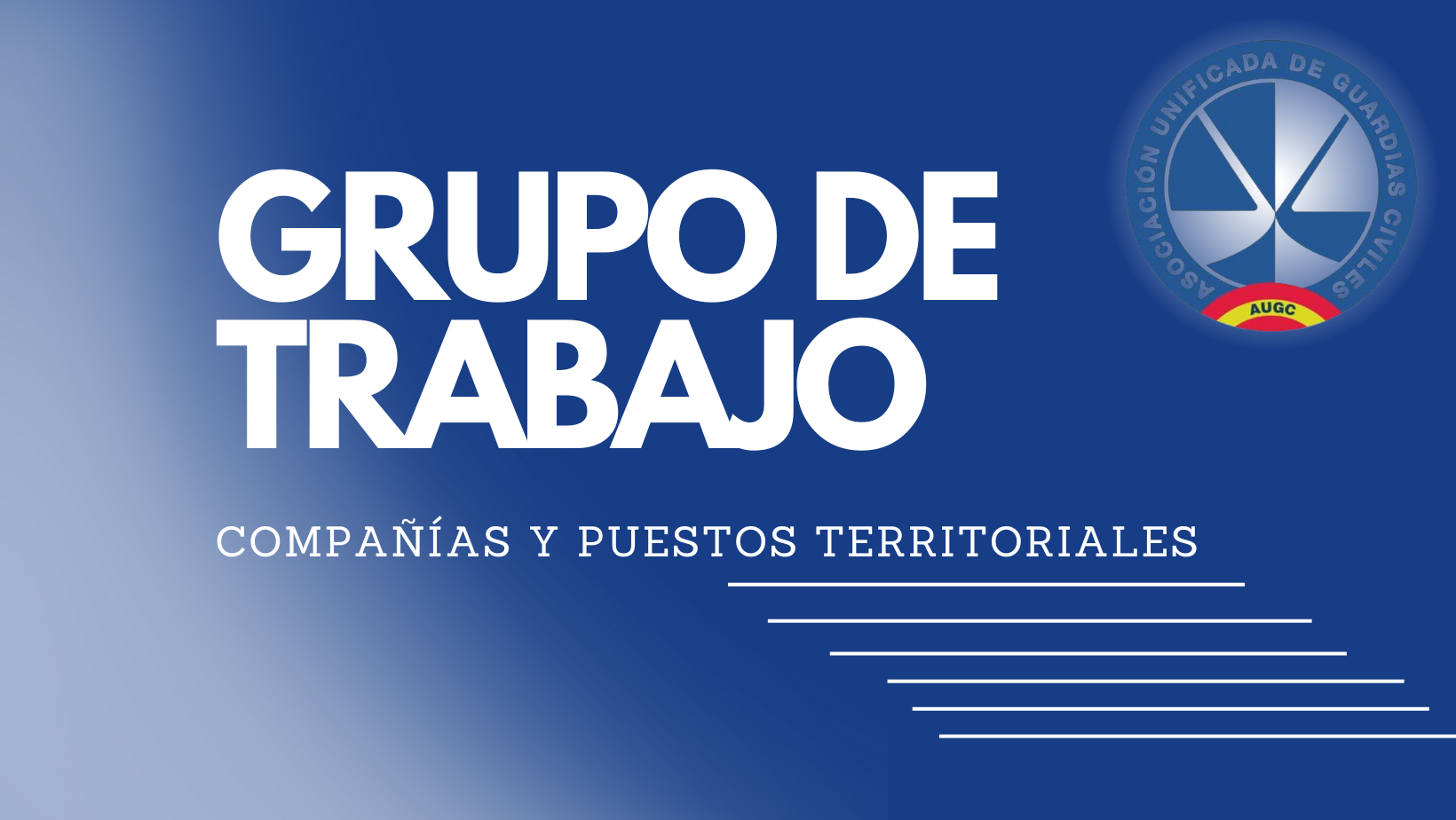 Resumen del Grupo de Trabajo de la Orden General de compañías y puestos territoriales