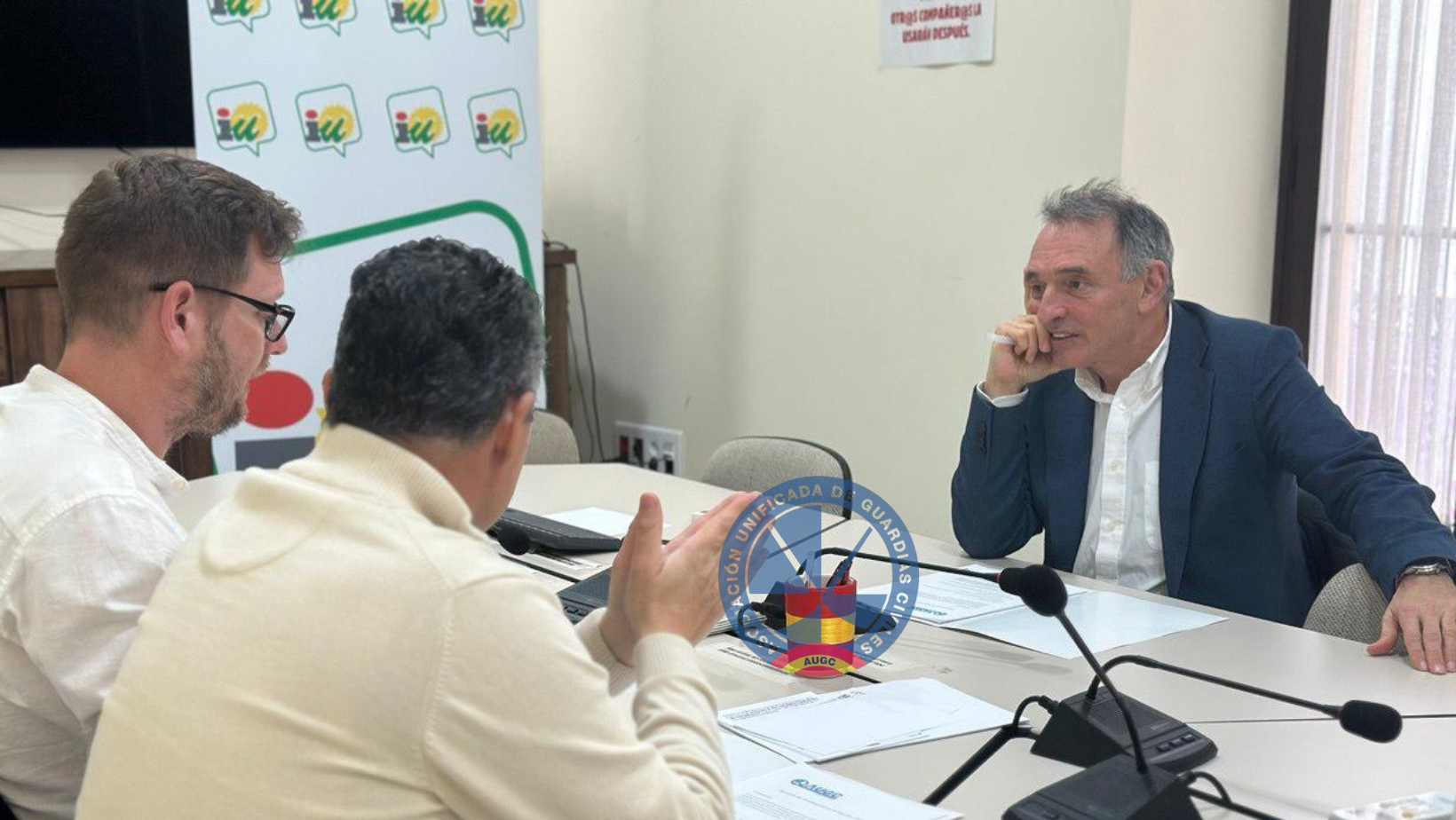 AUGC y el diputado Enrique Santiago abordan el derecho de sindicación en la Guardia Civil