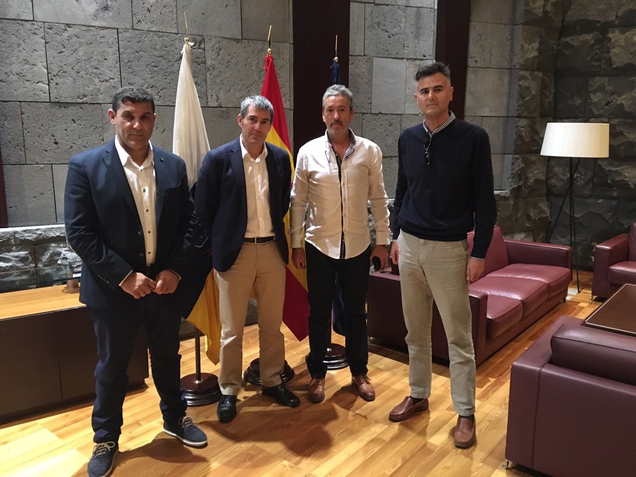 AUGC se reúne con el presidente de Canarias y le expone la necesidad de una reestructuración del modelo policial