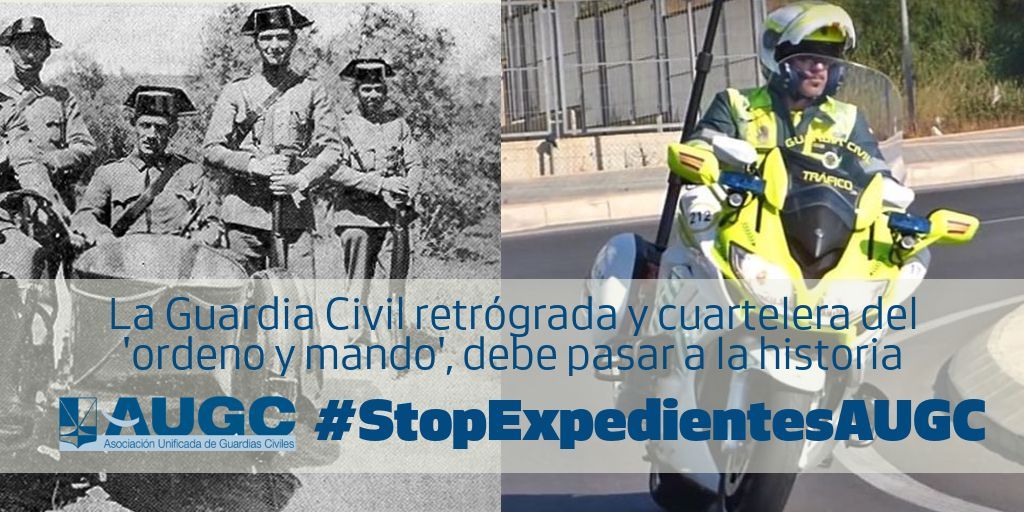 Nueva acción represora contra un representante de AUGC: expediente por criticar al mando tras una reunión con las asociaciones