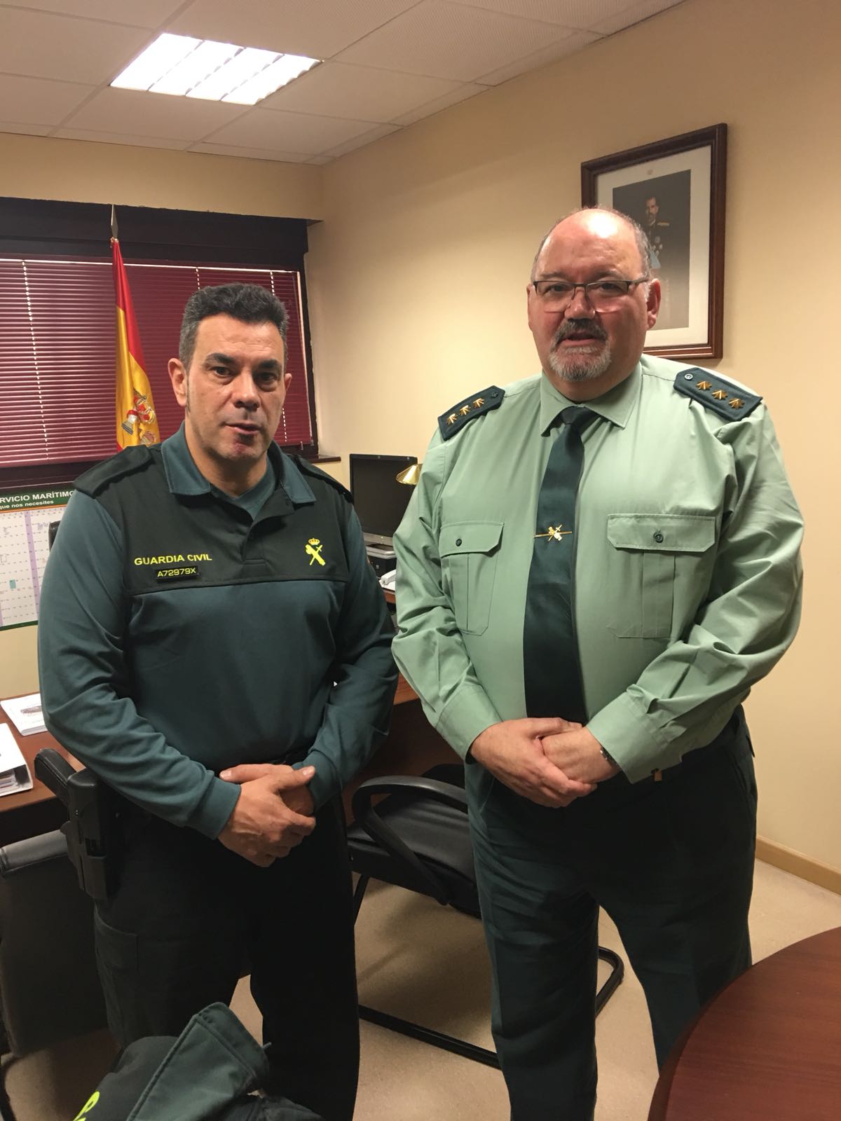 AUGC Madrid traslada la problemática de los agentes de la Compañía de Seguridad de la DGGC al Coronel de Asuntos Generales