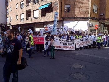 AUGC SE CONCENTRA EN DEFENSA DE LA LIBERTAD DE EXPRESIÓN Y APOYO A COMPAÑEROS EXPEDIENTADOS DE CIUDAD REAL