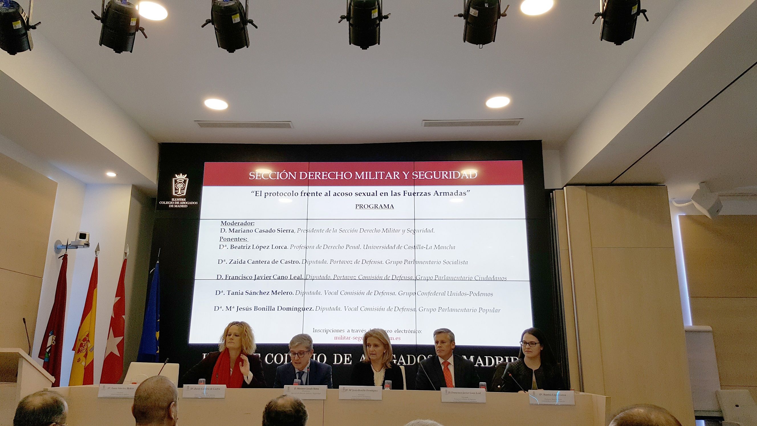 AUGC Madrid, en el debate contra el acoso sexual en las Fuerzas Armadas