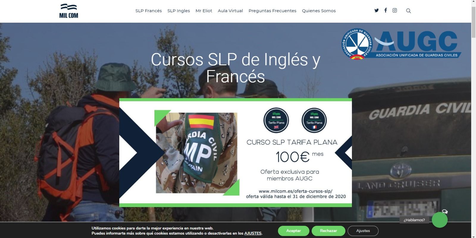 Obtén el nivel SLP de inglés o francés gracias a la oferta de AUGC a sus afiliados
