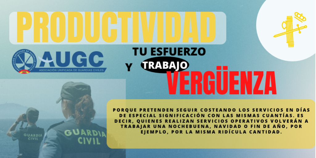 AUGC ya calienta motores de cara a la concentración de mañana ante la Dirección General en protesta por el reparto de la Productividad