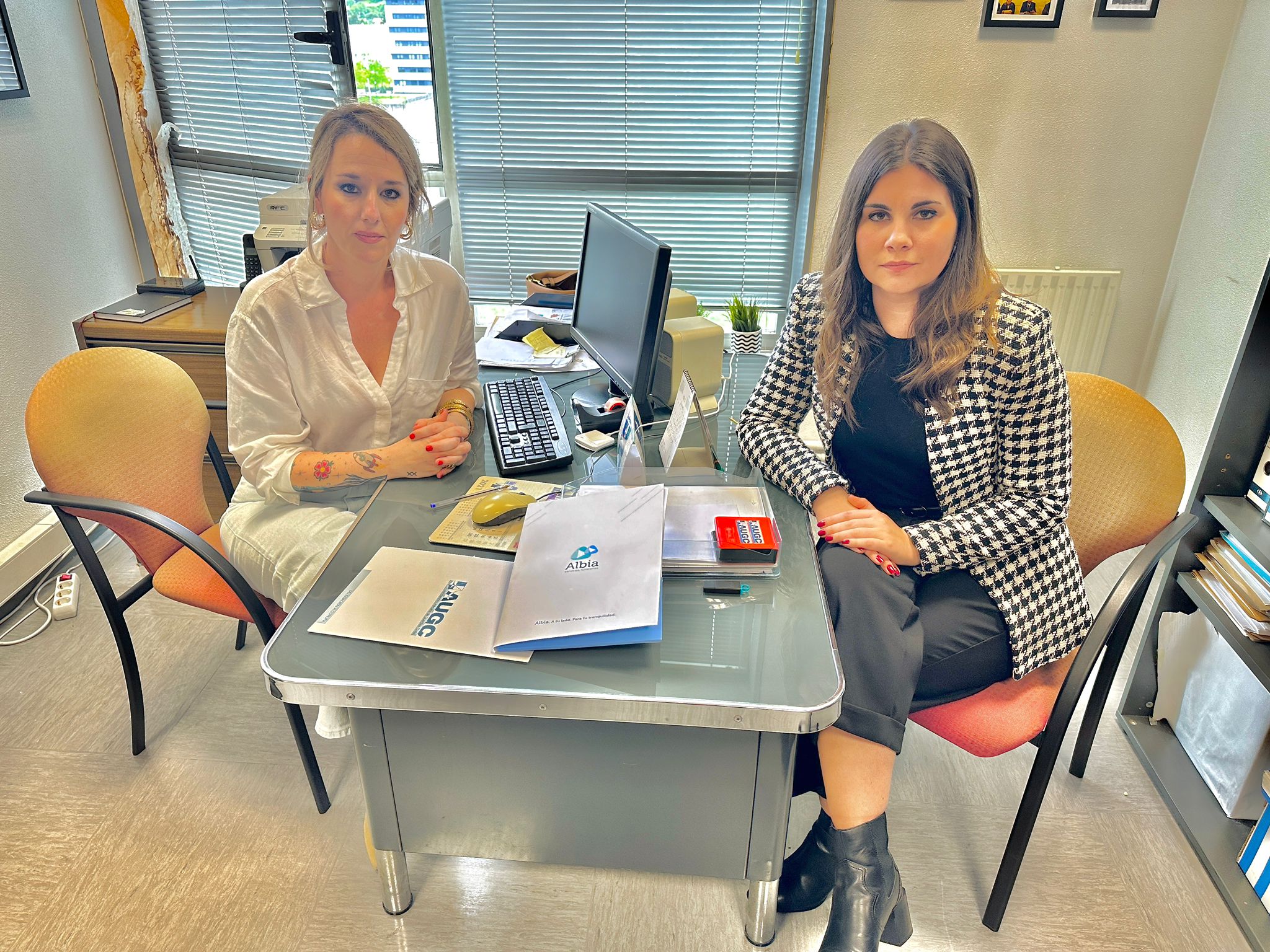 AUGC Galicia se reúne con la directiva de ALBIA para dar difusión al convenio recientemente suscrito