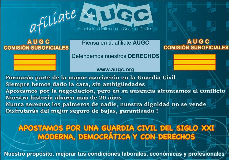 Vota en la encuesta de AUGC sobre la unificación de empleos en la Escala de Suboficiales