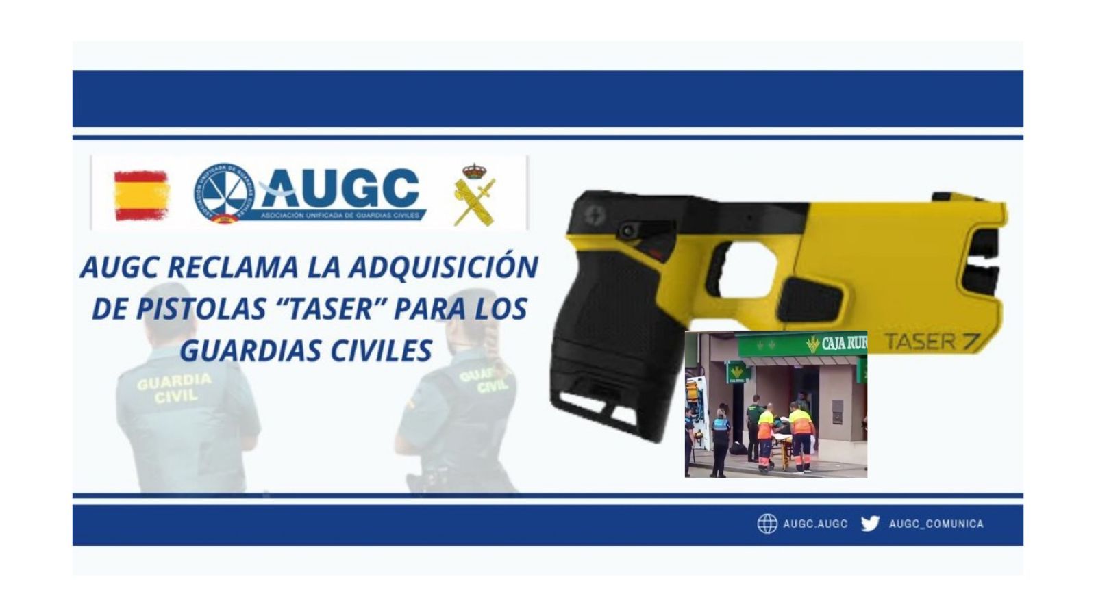 Los hechos ocurridos en Cangas de Onís (Asturias) demuestran que es necesario que los guardias civiles porten pistolas "taser" para el servicio