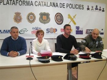 Manifiesto plataforma catalana de  policias
