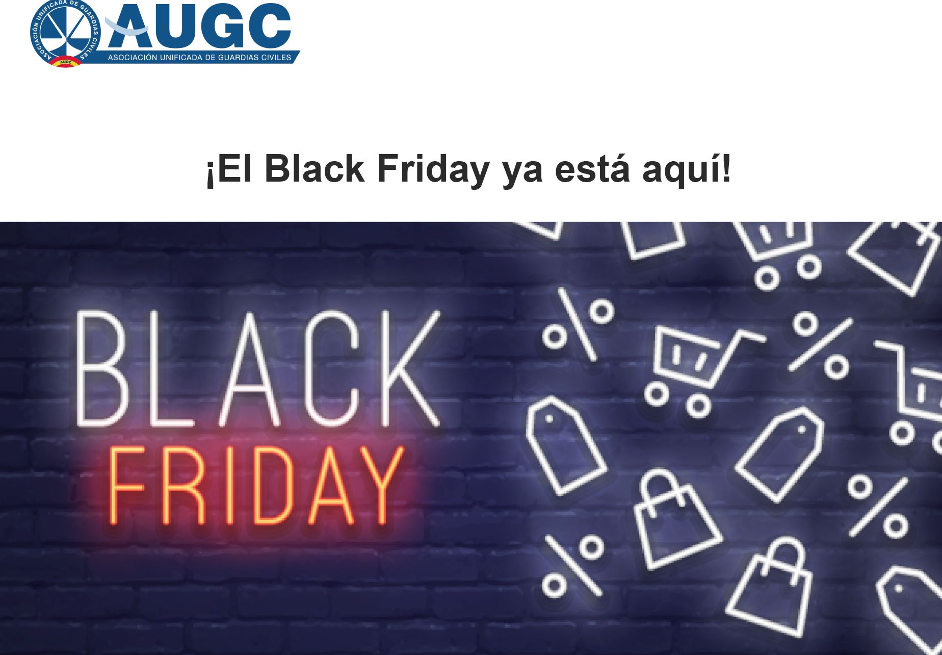 Disfruta de los grandes descuentos del Black Friday como afiliado de AUGC