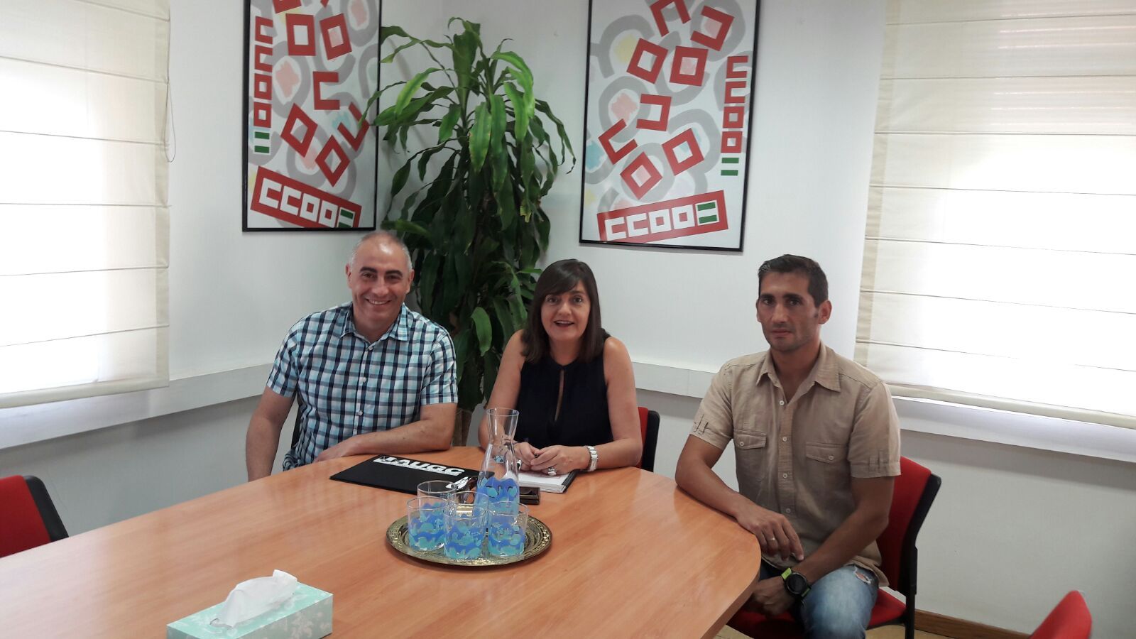 Las directivas en Córdoba de CCOO, AUGC y SUP acuerdan colaborar en asuntos de interés común