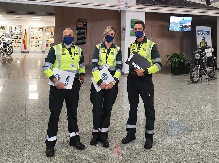 La Comisión de Tráfico de AUGC traslada al General Jefe de la Agrupación las preocupaciones de los agentes