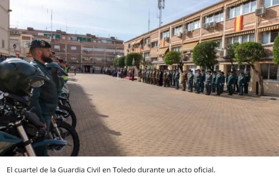 Desalojo urgente en la Comandancia de la Guardia Civil de Toledo: meses de inacción ponen en riesgo a los agentes y sus familias