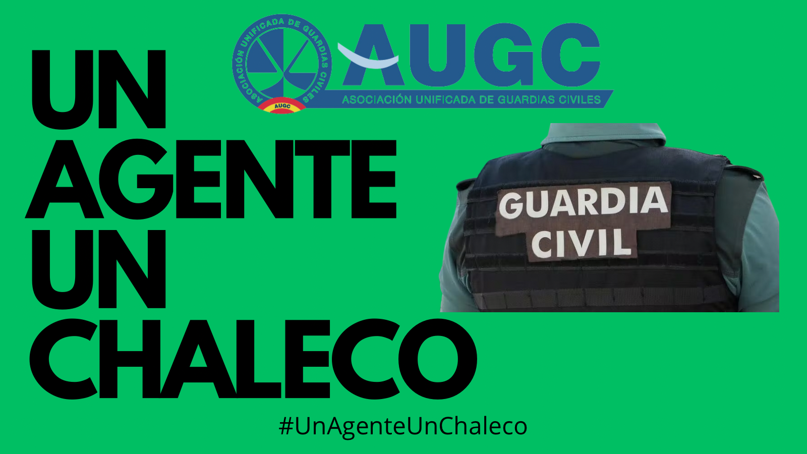 AUGC reclama que cada agente cuente para el servicio con un chaleco antibalas individualizado