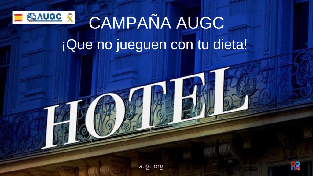 Que no jueguen con tu dieta: AUGC remite tres propuestas al Consejo de la Guardia Civil para mostrar la preocupación existente sobre la materia