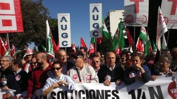 AUGC apoya la huelga general