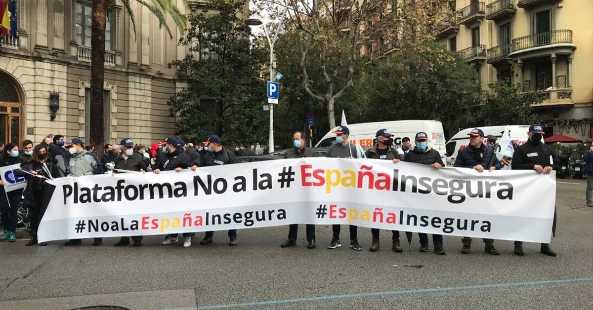 La Plataforma 'No a la #EspañaInsegura' aplaza la concentración del próximo 14 de diciembre ante el Congreso