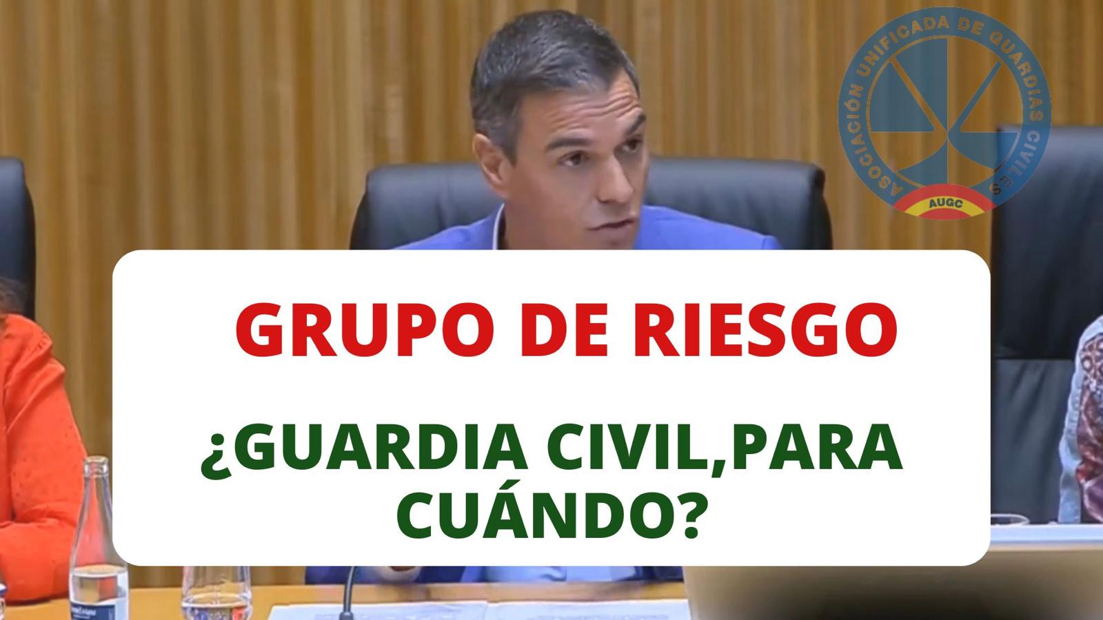 AUGC exige la convocatoria urgente de una mesa de negociación para reconocer a los guardias civiles como profesión de riesgo