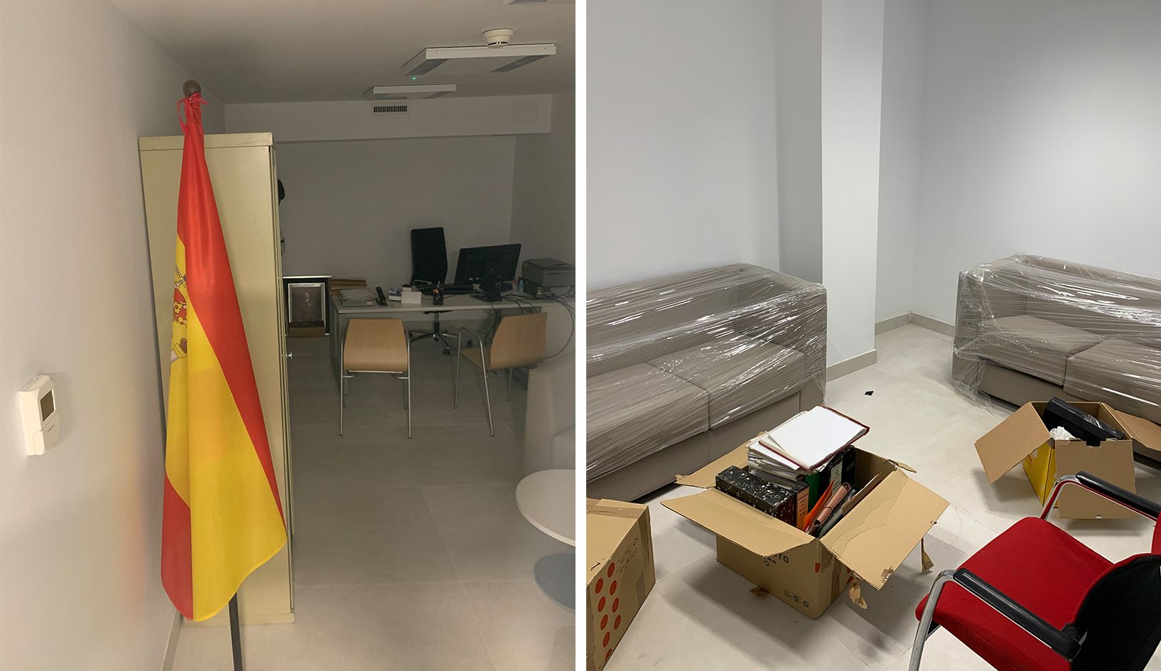 Los mandos se reparten las nuevas instalaciones del aeropuerto de Sevilla y relegan a los guardias civiles a espacios exiguos