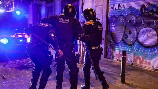 AUGC muestra su apoyo y solidaridad a los Mossos ante los disturbios en el barrio de Gràcia