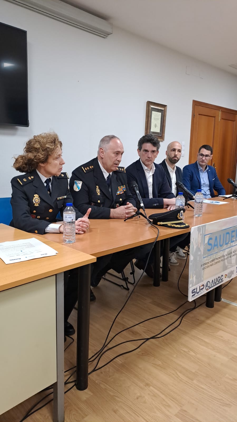 Éxito de la IV Jornada Saudepol en Lugo: AUGC y SUP impulsan la salud mental en las fuerzas y cuerpos de seguridad