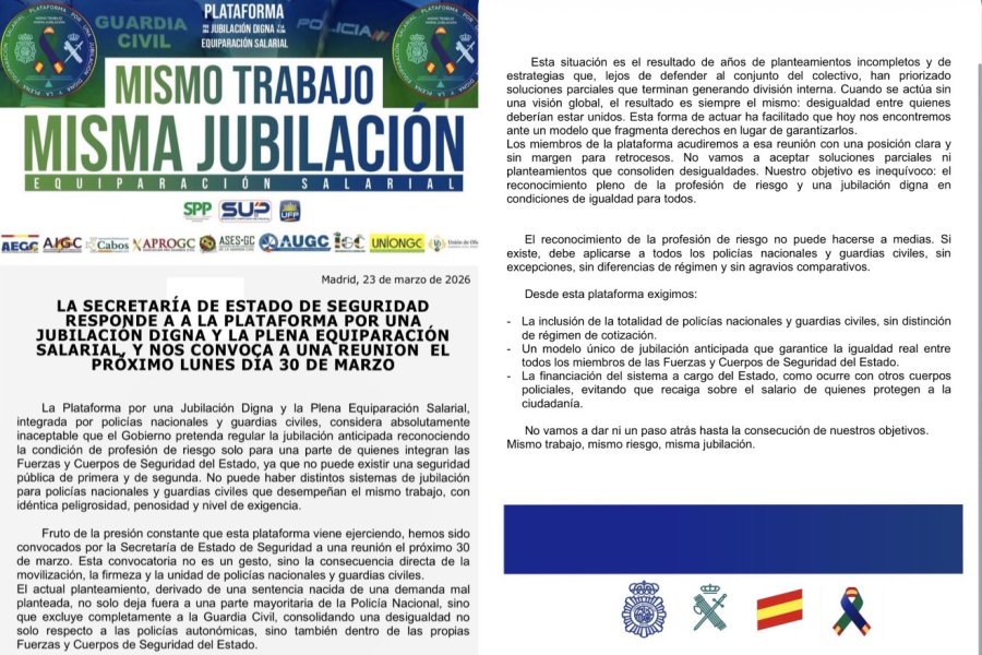 Mismo trabajo misma jubilación